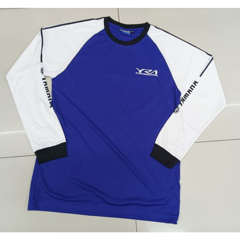 YAMAHA RACING ACADEMY YRA เสื้อยืด ของแท้ศูนย์ ยามาฮ่ ขาวแขนยาว T-SHIRT MOTOR SPORT PIT Crew เสื้อช่าง ใหม่ มือ 1