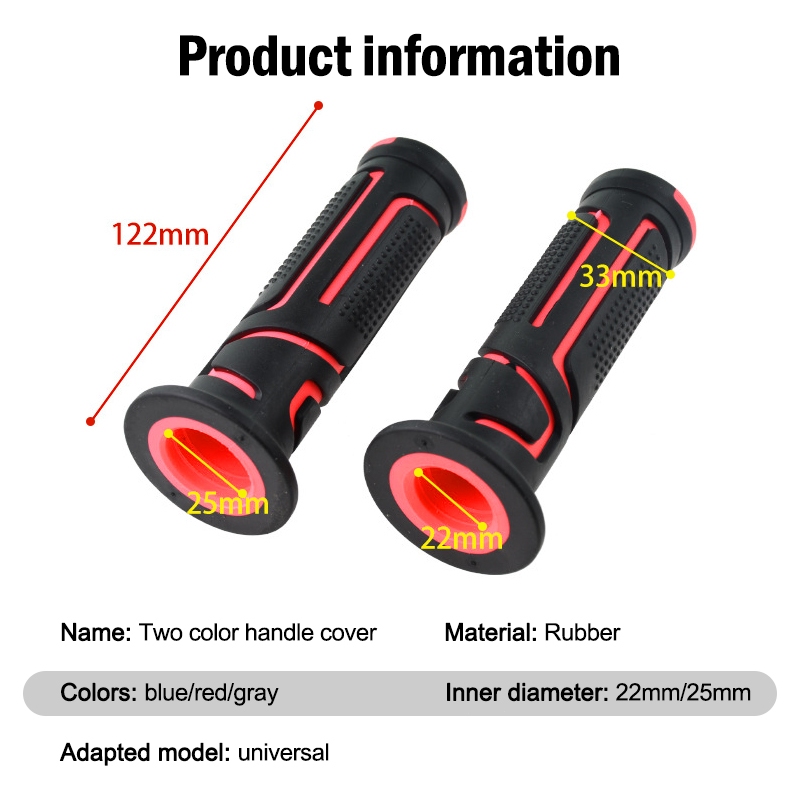 ปลอกแฮนด์มอเตอร์ไซค์ ปลอกแฮนด์ ปลอกมือ 22mm/25mm - รูปที่ 2