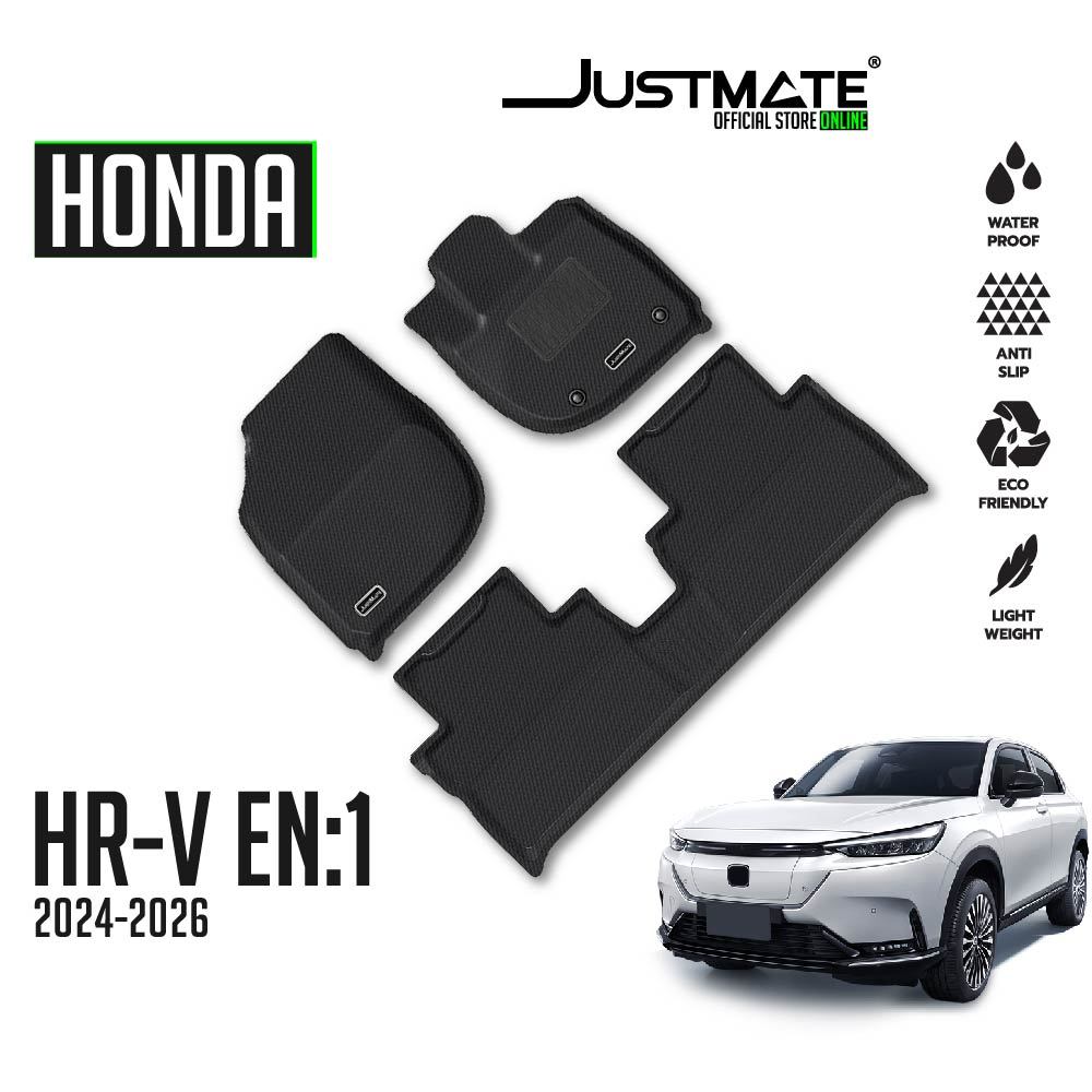 [JUSTMATE] HONDA พรมปูพื้นรถยนต์ HRV EN1 2024 - 2026