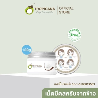 Tropicana | ทรอปิคานา เจลสครับมะพร้าวนวดผลัดผิวหน้าและผิวกาย เผยผิวกระจ่างใส 120G