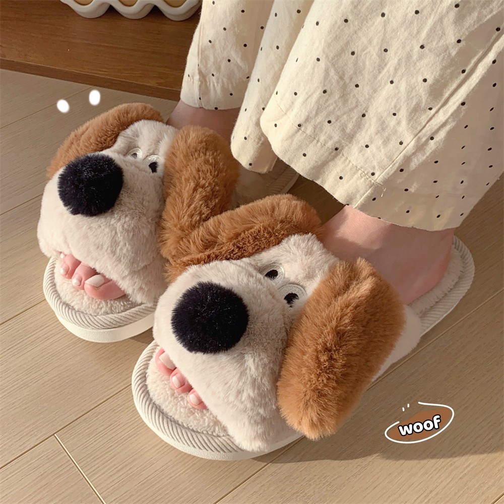 Xixitiao รองเท้าแตะในร่มกันลื่นสำหรับผู้หญิง รองเท้าแตะเด็กผู้หญิงลายน่ารัก ระบายอากาศได้ดีและสวมใส่สบาย