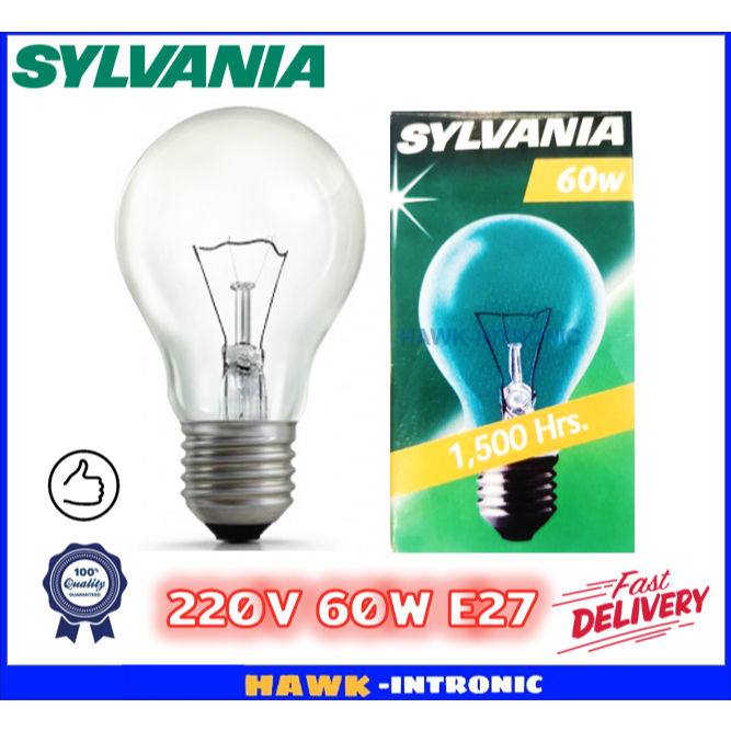 หลอดไฟซิลวาเนีย 60W 220V E27 SYLVANIA