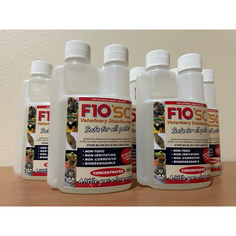 F10 sc น้ำยาฆ่าเชื้อโรคทำความสะอาด ของแท้ (หัวเชื้อ) (หมดอายุปี 2572) อุปกรณ์เลี้ยงสัตว์และฟาร์มโรงเรือน