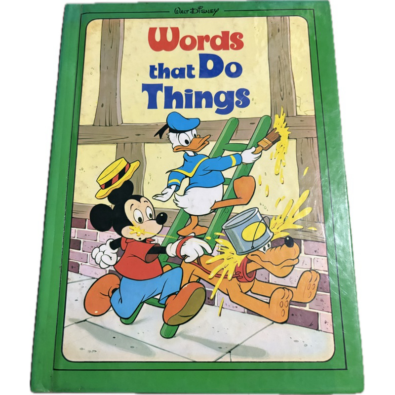 หนังสือ Disney Words Words Words โดย Grolier : Words that Do Things (หนังสือมือสองคุณภาพดี)