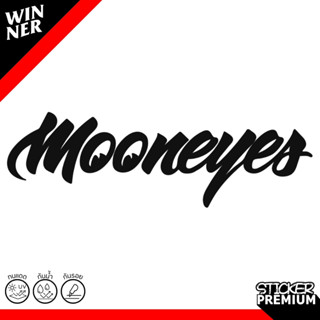 [พร้อมส่ง] สติ๊กเกอร์แต่งรถ Moon Eyes 01 | WINNER Sticker กั…