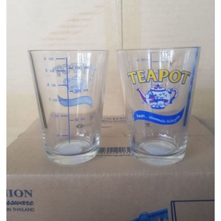 ราคาจัดโปร‼️แก้วชงกาแฟ แก้วตวงกาแฟ แก้วมีสเกล (ทีพอท) 6 oz. …