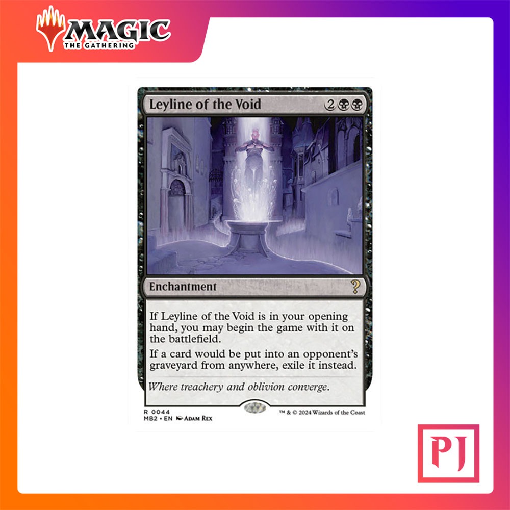[MTG] Leyline of the Void [MB2] [BLACK] [RARE] [NORMAL] [ENG] (การ์ดเมจิค / Magic the Gathering)