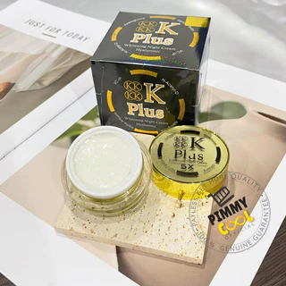 ครีม 4K Plus 5X Whitening Night Cream ครีมบำรุงผิวหน้า ไนท์ครีม 20 g. 4K NEW โฉมใหม่