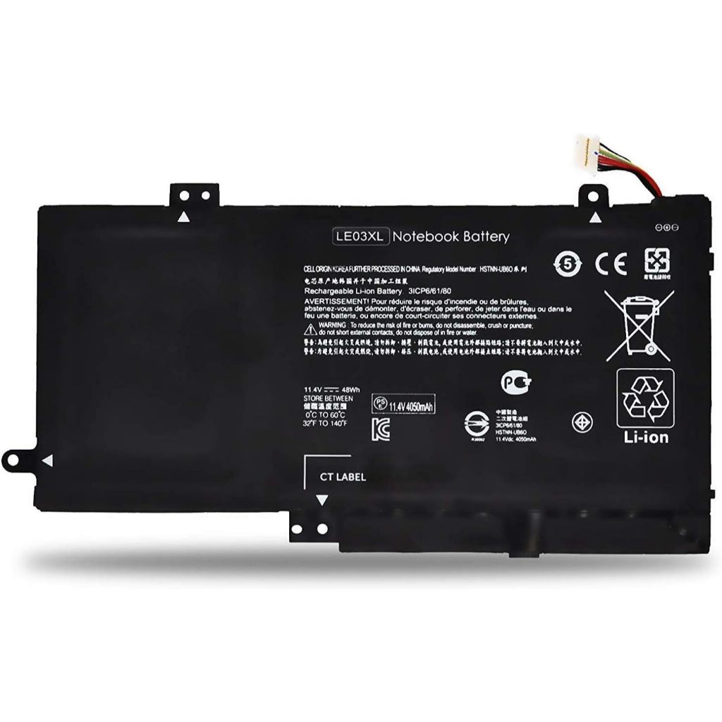 Battery HP Envy X360 LE03-3S1P : 11.4V- 48Wh Black (CBB)