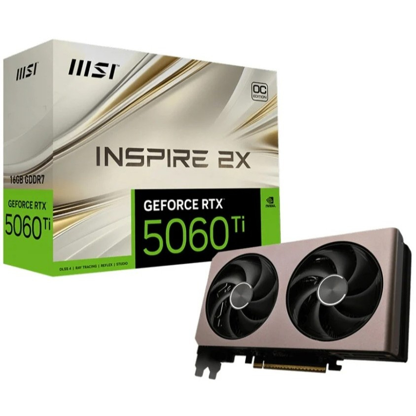 MSI RTX5060Ti INSPIRE 2X OC 16GB GDDR7