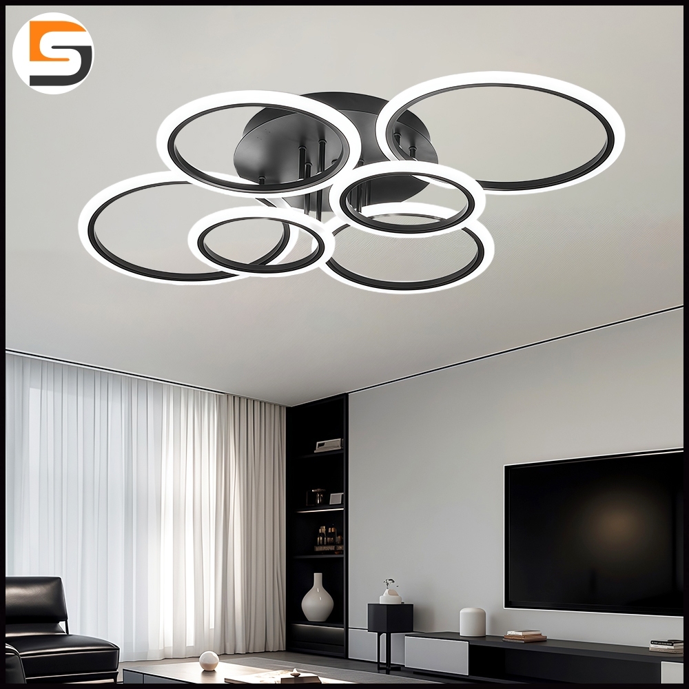IKEE รับประทานอาหาร LED จี้ห้องนอนห้องนั่งเล่นที่ทันสมัยโคมไฟระย้าโคมไฟเพดาน