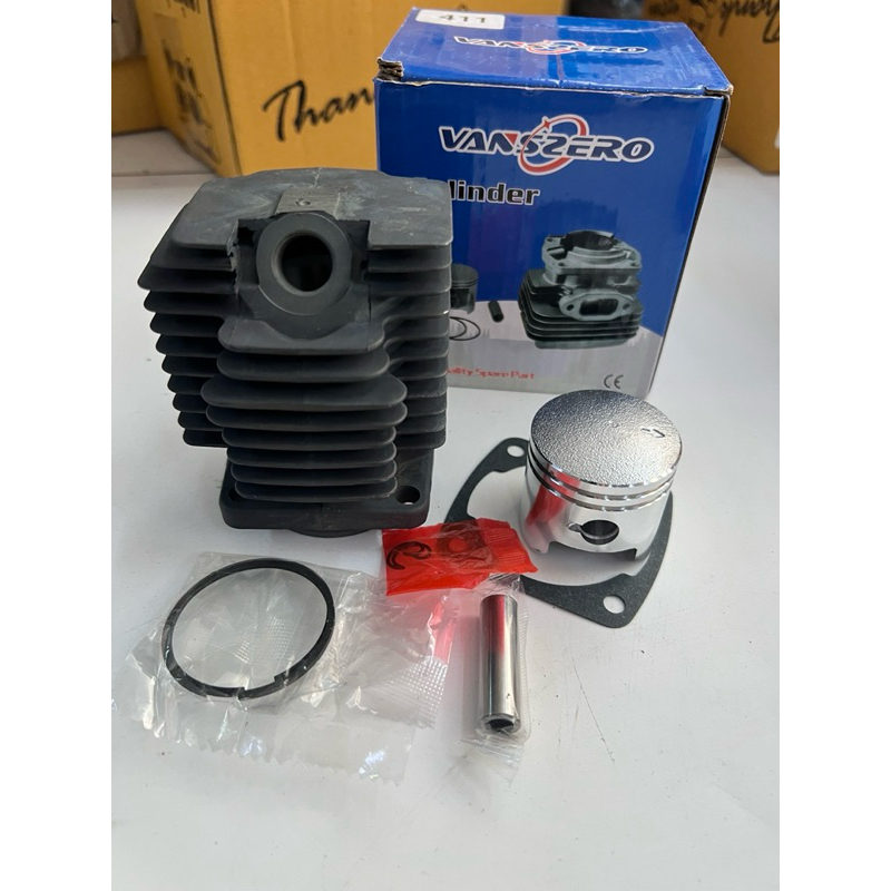 เสื้อสูบ RBC411 NB411 สีดำ vanzero ชุดเสื้อสูบ ครบชุด เครื่องตัดหญ้า 2จังหวะ - รูปที่ 3