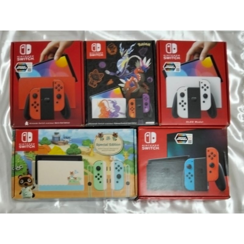 Nintendo switch Oled , Nintendo switch ( มือ2 ) , Nintendo switch V2 กล่องแดง , Nintendo switch Lite , อุปกรณ์ครบกล่อง