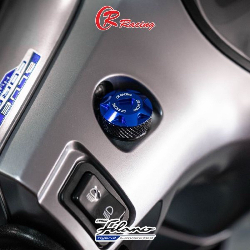 ปิดรูกระจก CNC Grand Filano แกรนฟีลาโน่ ปี 2023-2025 | FAZZIO ตรงรุ่น ข้างR หมุนทวนเข็มนาฬิกา CR Racing