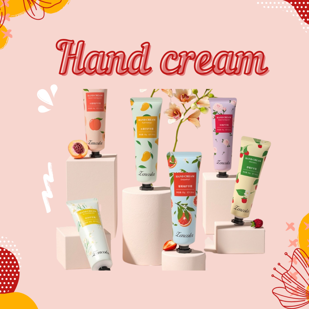 ครีมทามือ Natural Hand Cream สูตรธรรมชาติ ให้ความชุ่มชื่น ลดอาการมือแห้งและแตก ไม่เหนียวเหนอะหนะ