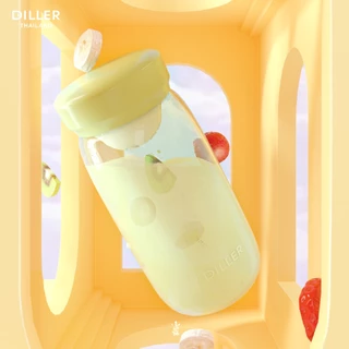 Diller Thailand Tritan Flask 300/380 ml. ขวดน้ำฝาหมุน ยกดื่มง่าย ปราศจาก BPA และ Phthalates ส่งจากกทม. ( D44 / D2429 )