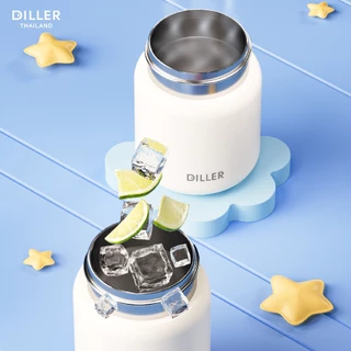 Diller Thailand Thermo Flask 200 ml. ขวดน้ำเก็บอุณหภูมิ เก็บความร้อน-เย็น กระติกน้ำสุญญากาศ ปลอดภัยไม่มีสารตกค้าง