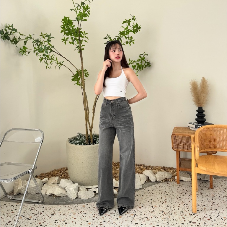 ยีนส์SARAN SR026 ทรงกระบอกกลางกึ่งใหญ่ - รูปที่ 4