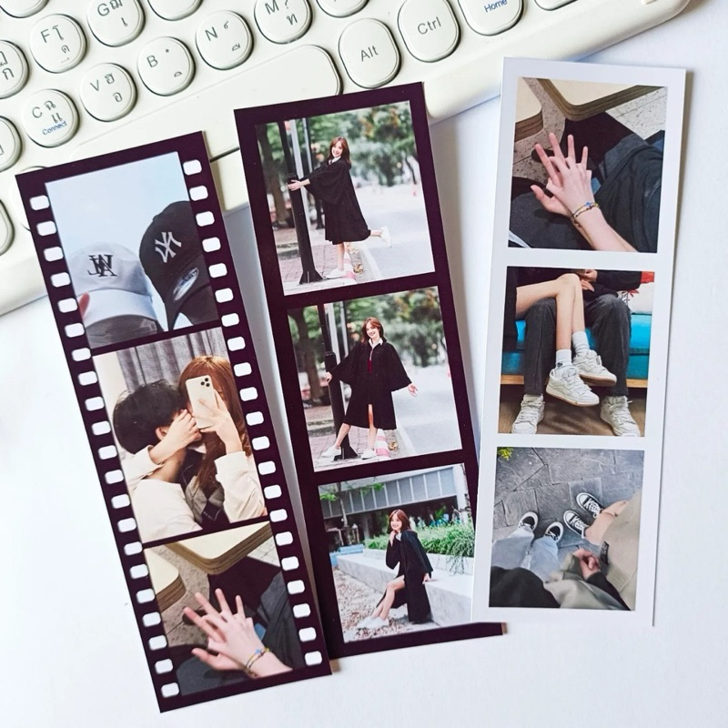 👉🏻พร้อมส่ง/รูปโฟโต้เฟรม ขนาด 2x6 นิ้ว ส่งรูปมาทำได้ photobooth frame