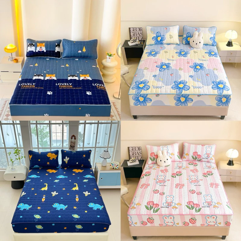 ผ้าปูที่นอนรุ่นหนา(เนื้อผ้า3ชั้น)ลายสวยๆ มีให้เลือก3ไซร้ พร้อมส่ง