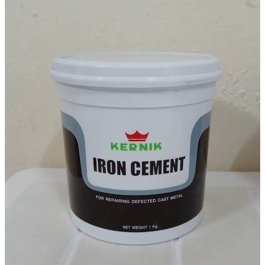 KERNIK Iron ซีเมนต์เหล็ก ปะซ่อมผิวชิ้นงาน อุดรูพรุนหรือตามด 1kg.