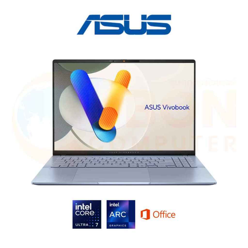 ASUS VIVOBOOK S16 S5606MA-MX772WS NOTEBOOK (โน๊ตบุ๊ค) INTEL ULTRA 7 155H / 16GB / 1TB / WIN11+OFF / 