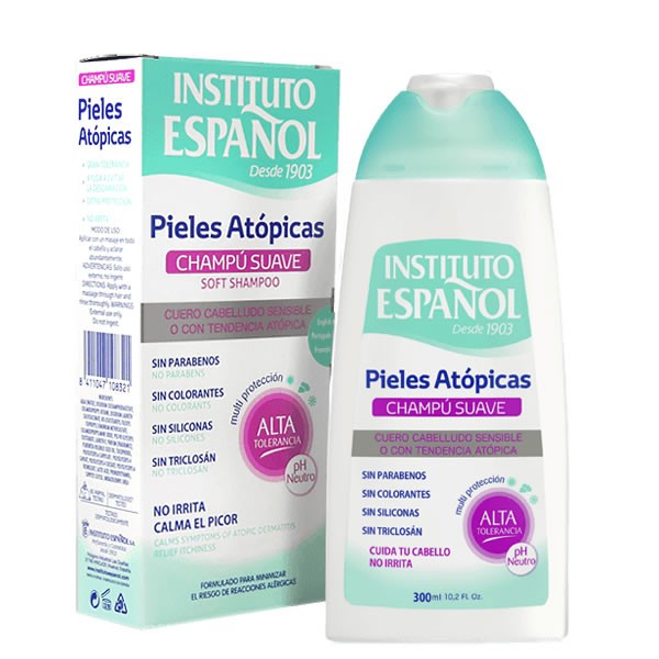 Instituto Espanol Atopic Skin Soft Shampoo 300 ml. แชมพูป้องกันหนังศีรษะแห้งลอก