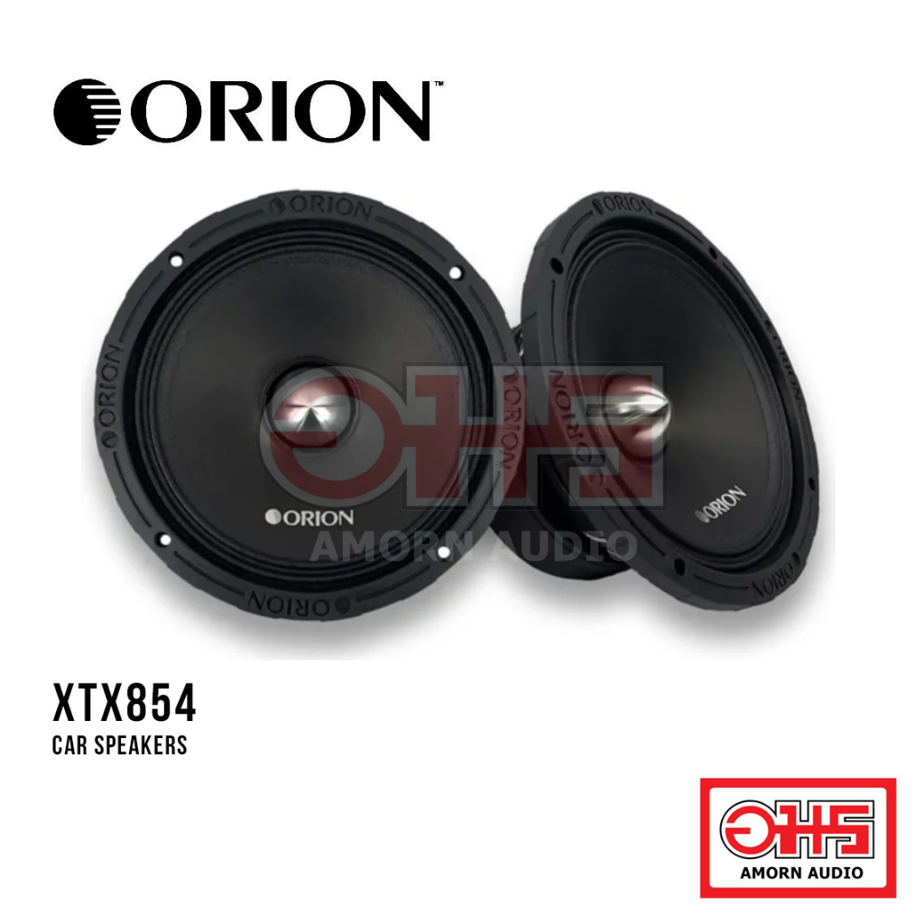 Orion XTX854 8" 1600 Watts Peak 4-Ohm Car Audio Midrange Speakers
