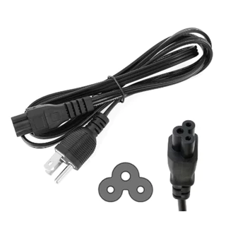 สายไฟ AC แบบ3 รูกลม(แบบที่เสียบ Adapter Notebook) หัวปลั๊ก3ขามีกราวด์