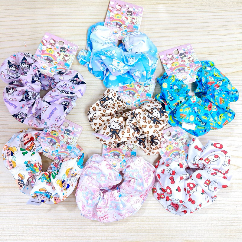 ยางมัดผม ยางโดนัท ยางมัดผมsanrio คุโรมิ แคร์แบร์ คิตตี้ ชินนาม่อน 🇹🇭สินค้าพร้อมส่ง