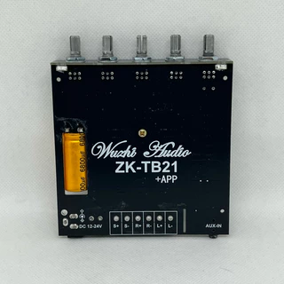 ZK-TB21/TB21+App/TB21F/TB21Fย้ายวอลลุ่ม แท้! แอมจิ๋ว บลูทูธ 5.0 กำลังขับ 2x50W + ซัพ 100W ซิฟ TPA3116D2 ระบบ 2.1ch