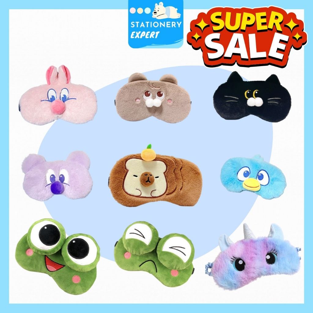ผ้าปิดตา การ์ตูน"Gen1 : Cartoon Eye Mask" ที่ปิดตา สำหรับใช้ในการนอนหลับ เสริมการเดินทาง
