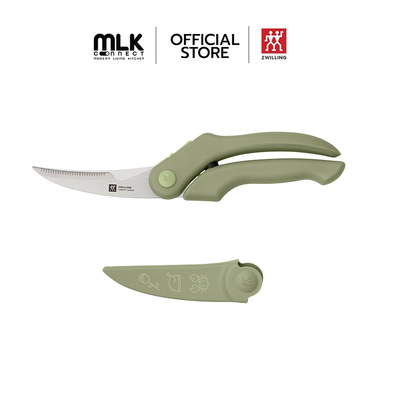 ZWILLING กรรไกรตัดปีก ตัดกิ่ง สเตนเลสสตีล รุ่น Now S สี Mint Green N1029354