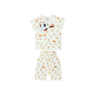 Enfant X Snoopy Collection อองฟองต์ ชุดนอนแขนสั้น ผูกหน้า ขา…