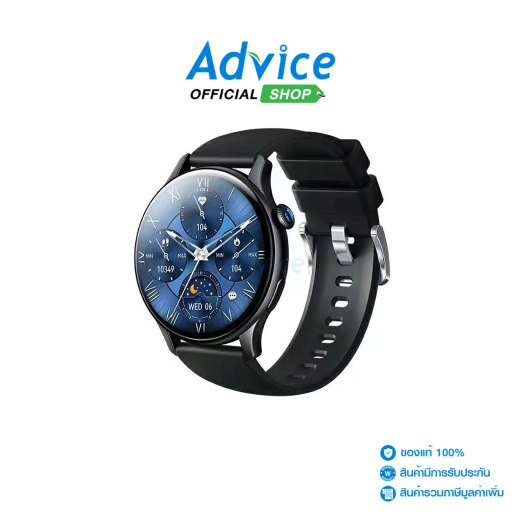 REMAX Smart Watch AMOLED 10 (Black) - A0157763