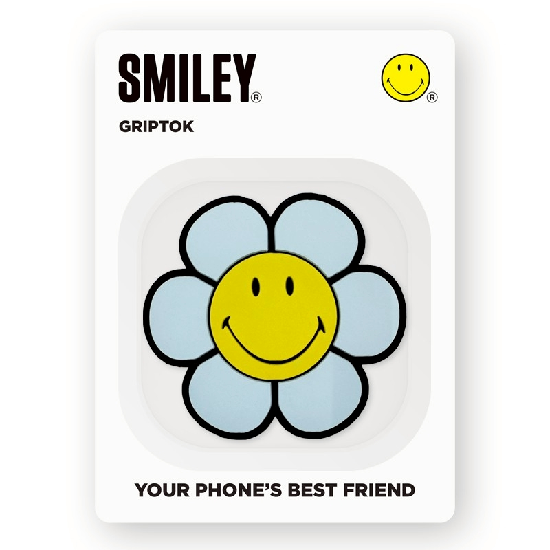 SMILEY® BLUE DAISY SILICONE GRIPTOK
