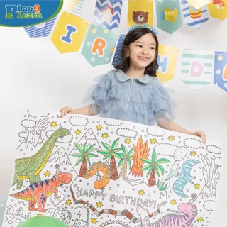 Play Plearn Kid ชุดโปสเตอร์ระบายสีพร้อมสีในชุด My First Jumbo Coloring Poster เหมาะสำหรับเป็นของขวัญ