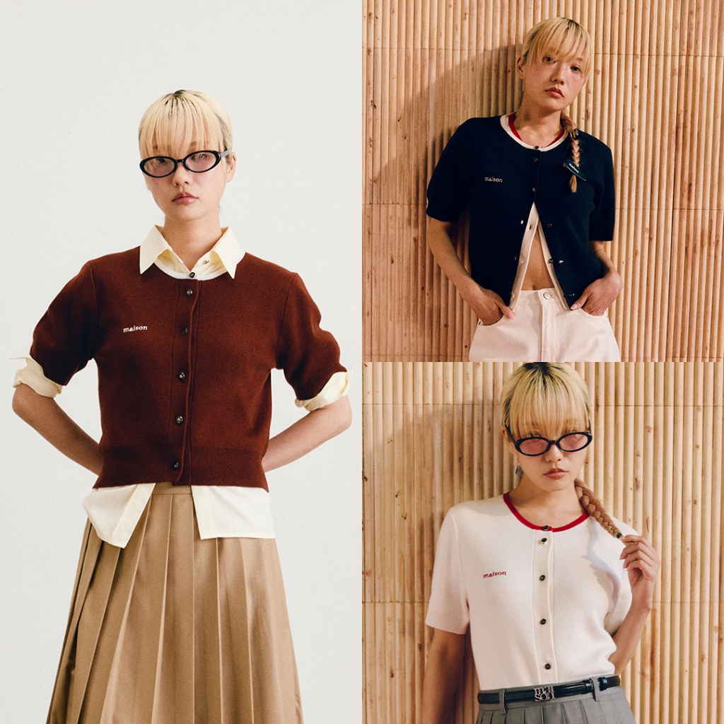 maison KEEPS | Mirin Knitted Top | เสื้อไหมพรมแขนสั้น