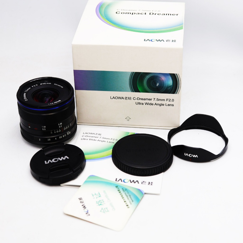 LAOWA 7.5mm F2.0 เลนส์มุมกว้างตัวแรกในโลกที่กว้างที่สุดสำหรับกล้องระบบ MFT องศา ตัวเลนส์เหมาะสำหรับก