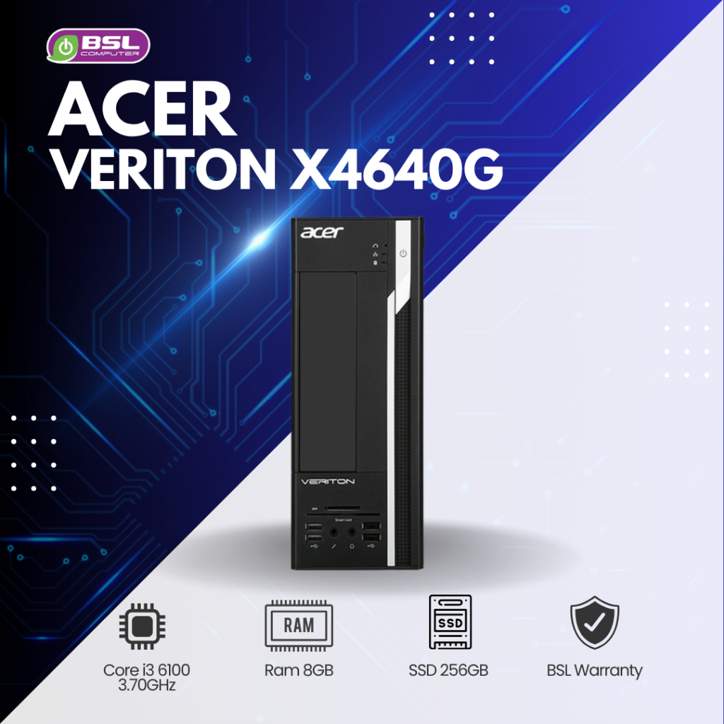 คอมมือสอง Acer Veriton X4640G Used computer คอมพิวเตอร์ตั้งโต๊ะมือสอง พร้อมส่ง