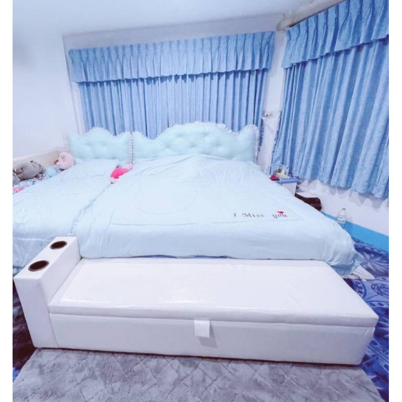 เก้าอีสตูลกล่องเก็บของ เก้าวางปลายเตียง เก้าอี้นั่งเล่น ขนาด 180-45-40 cm.แจ้งเบอร์สีในแชต