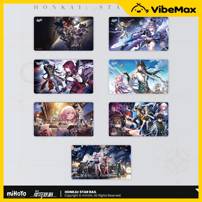 [✨NEW⚡พร้อมส่ง] Honkai: Star Rail  แผ่นรองเมาส์ ซีรีส์ Honkai: Star Rail Theme