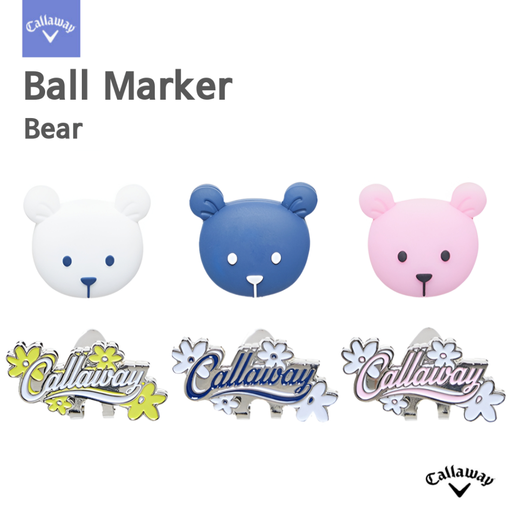 [🚚จัดส่งไว] Callaway Golf Ball Marker Bear