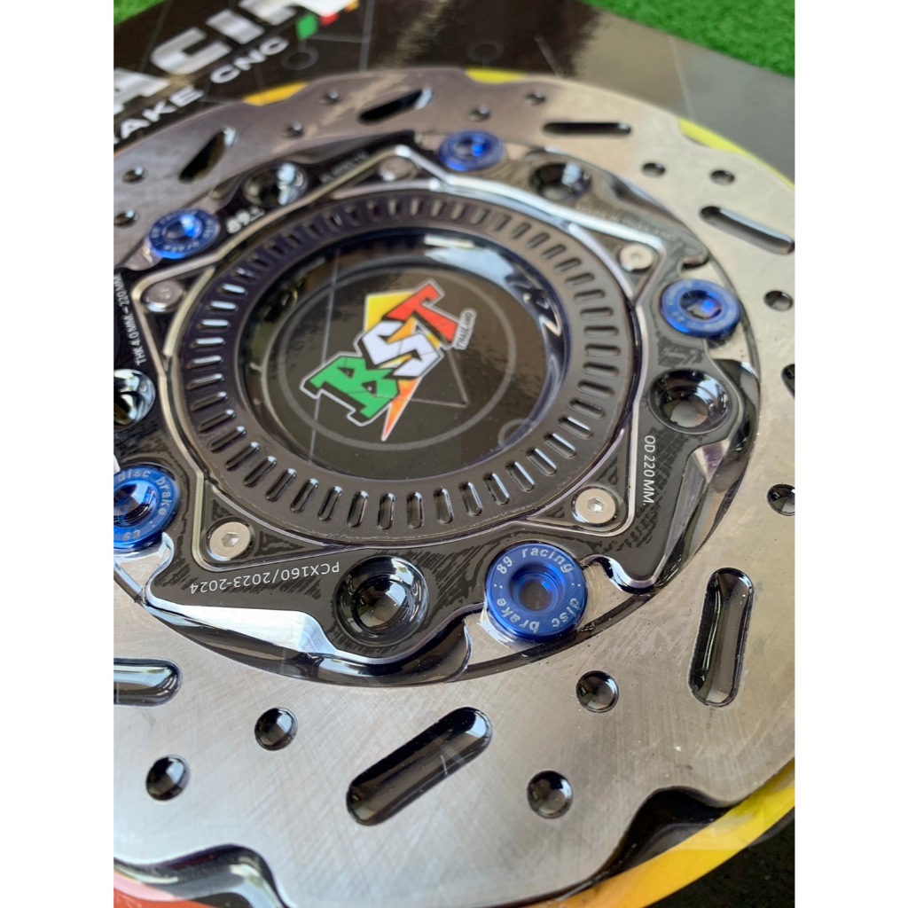 จานเบรค Pcx160 ABS ตรงรุ่น 89racingแท้ จานเบรคแต่ง จานแต่ง จานดิส งานไทย ตรงรุ่น จานหน้า ขนาด220มิล