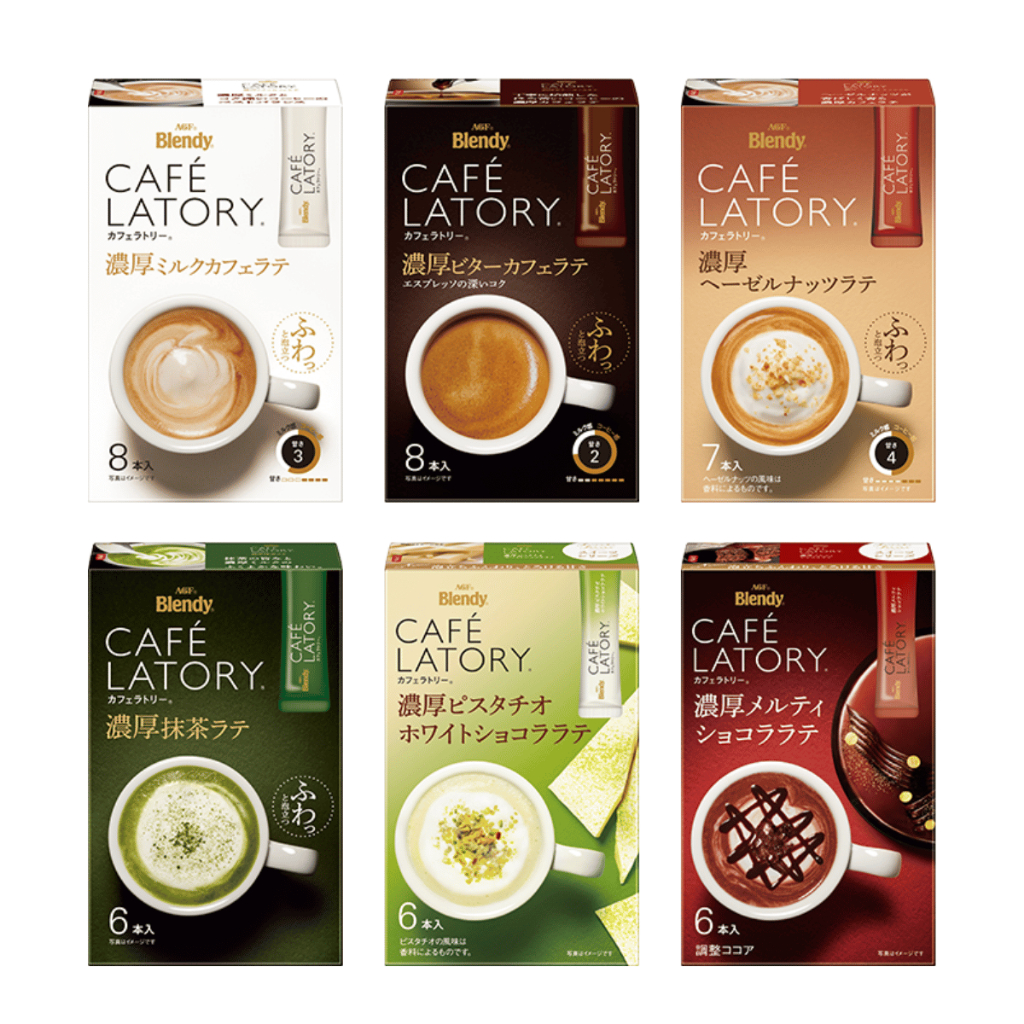 Blendy CAFE LATORY เซ็ตเครื่องดื่มกาแฟ 6 รสชาติ หอมกลมกล่อมในทุกแก้ว