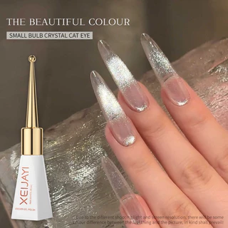 สีทาเล็บเจล สีลูกแก้วเงิน เม็ดละเอียด ดึงสีสวยมาก (ขนาด 10ml)