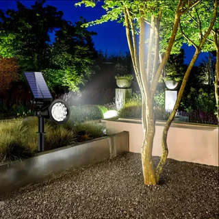 【การจัดส่งไทย】18LED Solar Light ไฟปักสนามโซล่าเซลล์ โคมไฟสนาม ไฟตกแต่งสวน พลังงานแสงอาทิตย์ แสงสนามหญ้า