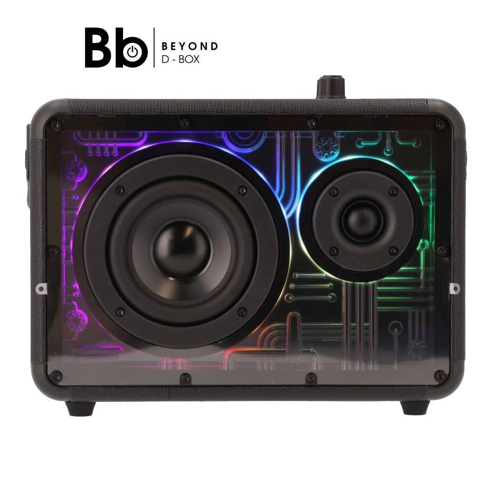 ลำโพง TECHPRO RGB รุ่น Lynx01 สี Black by BB Beyond D-Box