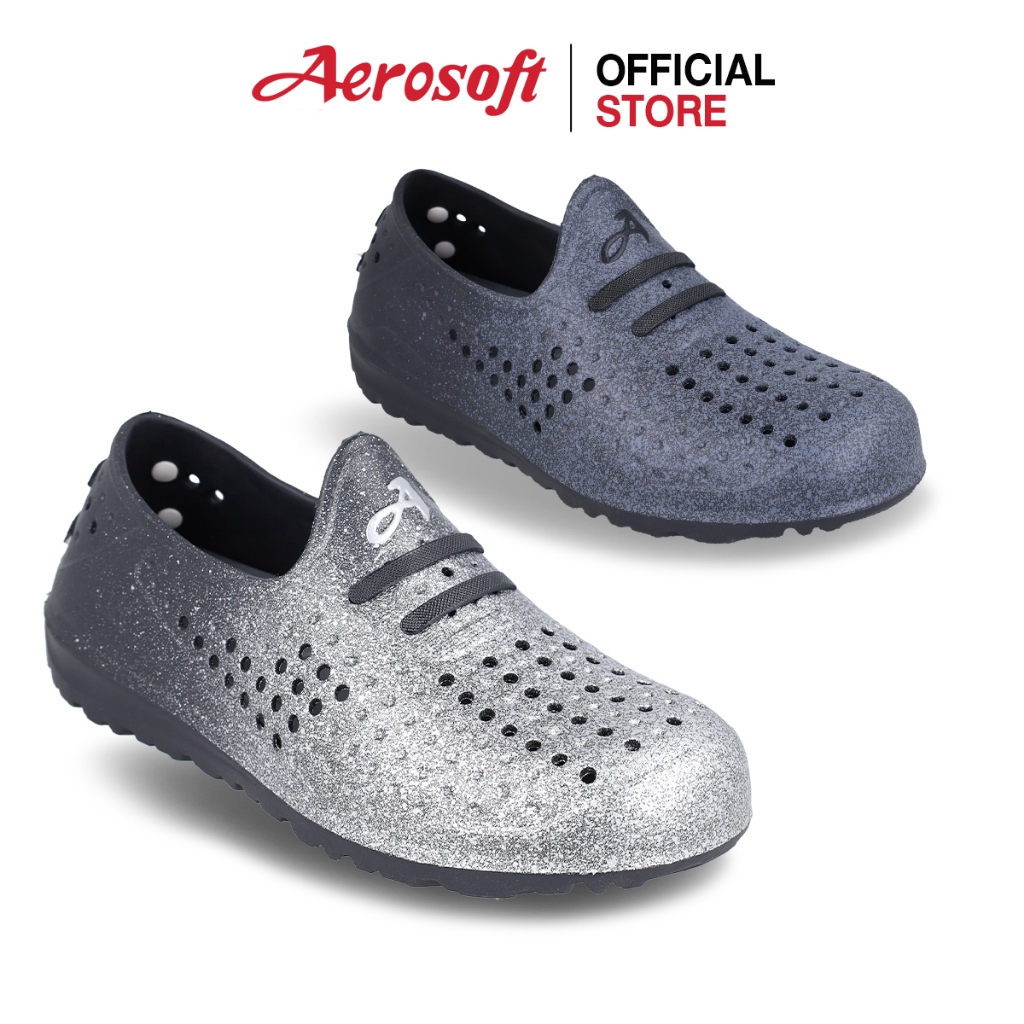 Aerosoft (แอโร่ซอฟ) รองเท้าแบบสวมชายหญิง รุ่น Air walk (SN9312)