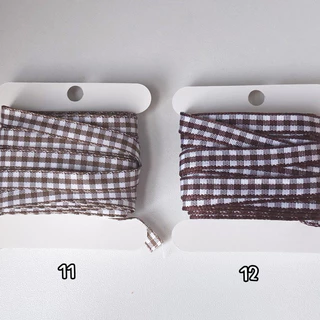 ♡ พร้อมส่ง | (5 หลา) Scott Ribbon โบว์ ริบบิ้น ลายสก็อต ขนาด 6 mm / 0.6 cm